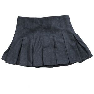 Cider Charcoal Pleated Skirt
